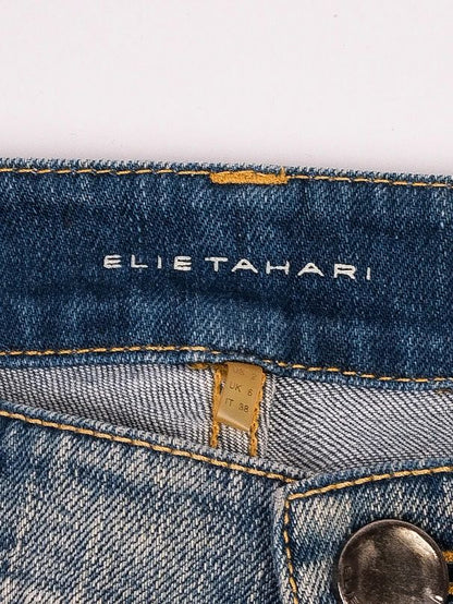Elie Tahari Blue Denim Jeans Size M Average Condition
