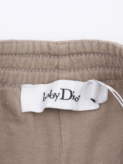 Excellent Dior Gray Cotton Cargo Pants Size 2 for Kids
