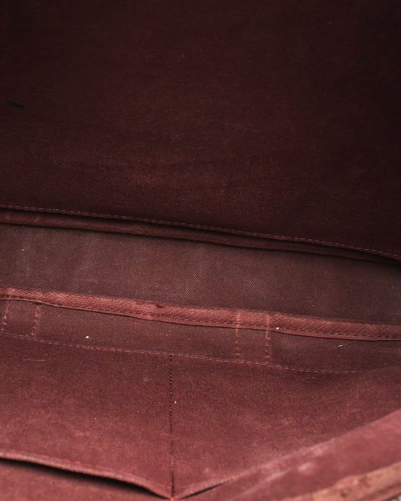 Louis Vuitton Porte Documents Voyage Monogram Macassar Briefcase