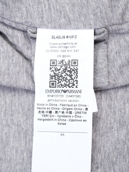 Excellent Emporio Armani Gray Hooded Jacket for Kids Size 6