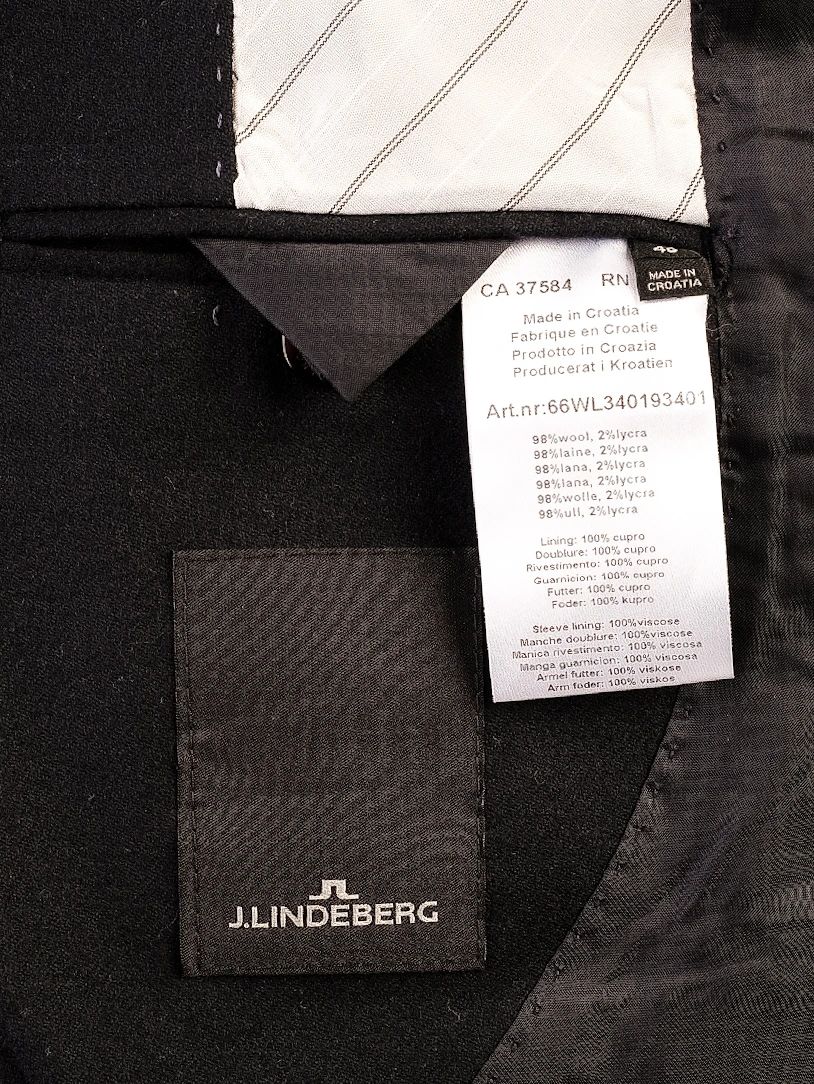 Excellent J.Lindeberg Black Wool Blazer Women Size S
