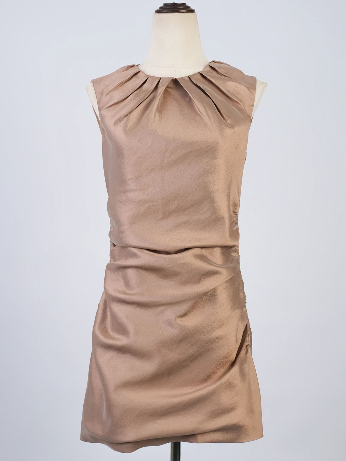 Excellent Prada Gray Wool Sleeveless Dress Size XS
