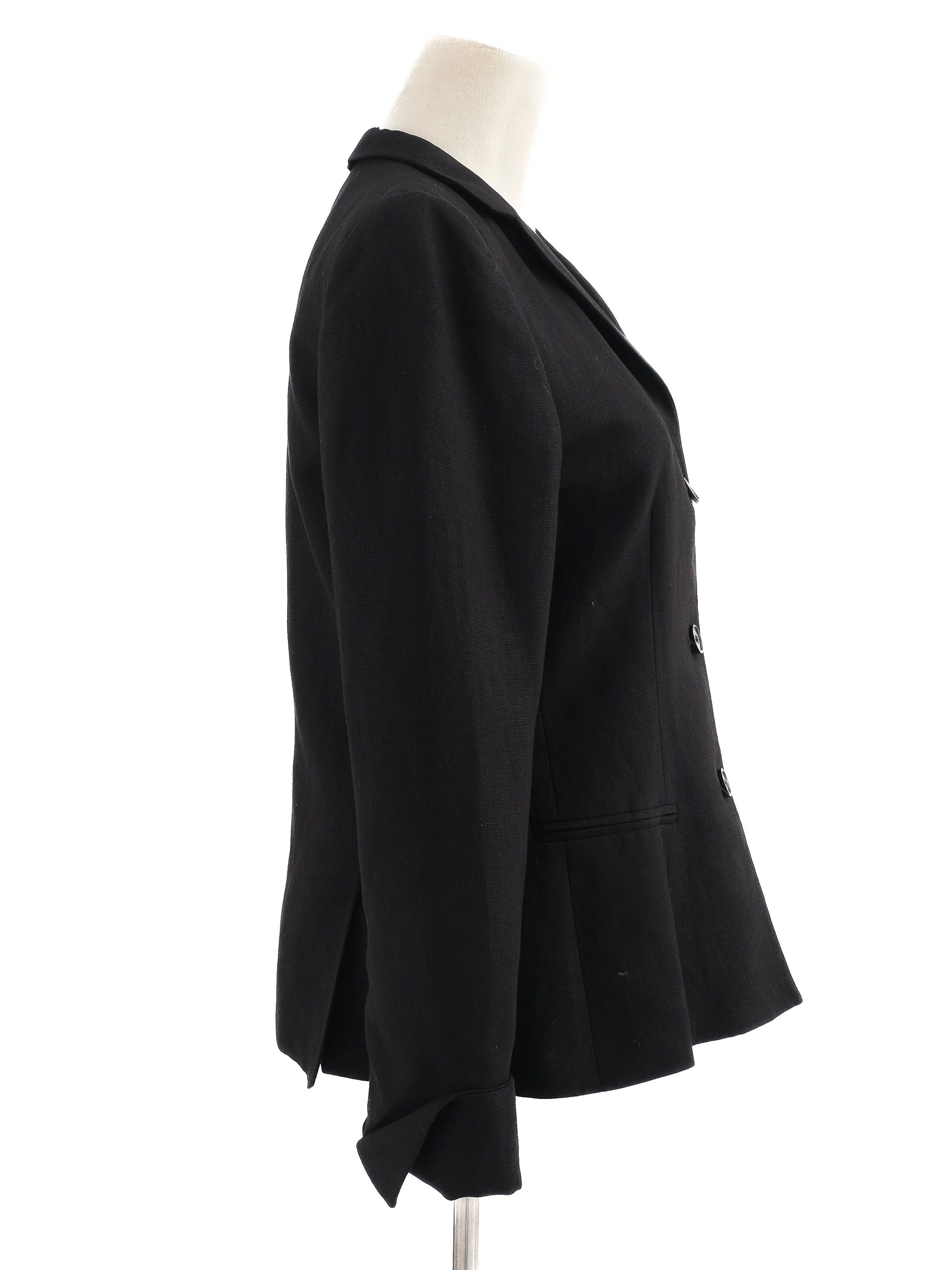 Excellent Emporio Armani Black Tailored Blazer Size M