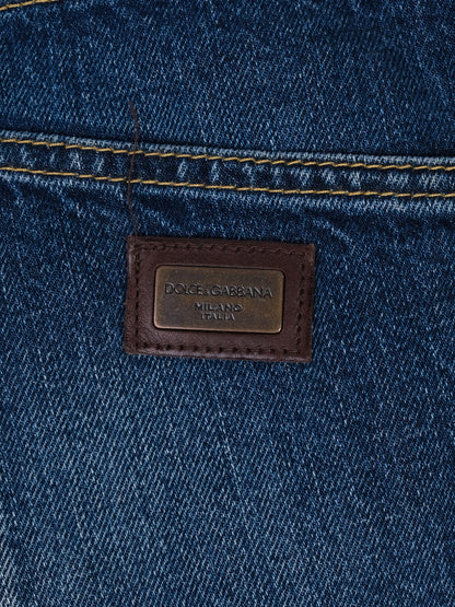 Excellent Dolce Gabbana Blue Denim Jeans Men Size N/A