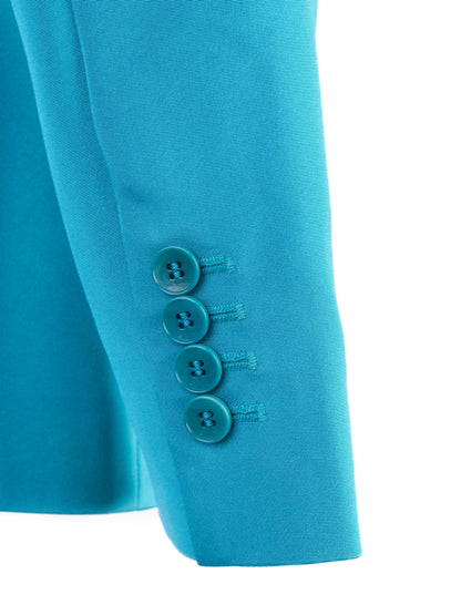 Excellent Etro Blue Nylon Blazer Size S - Stylish Women&