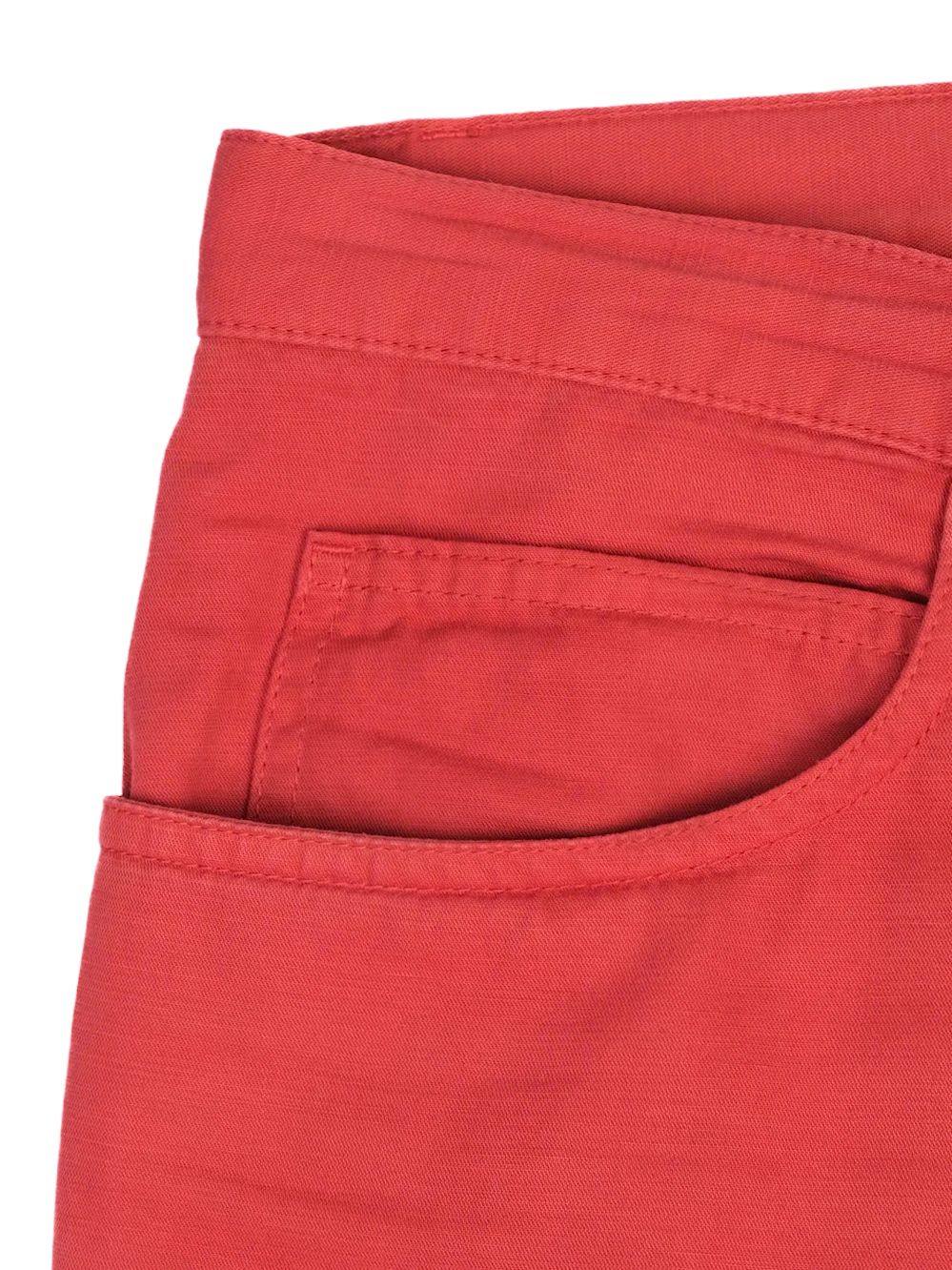 Excellent Loro Piana Red Cotton Pants Size XL for Men