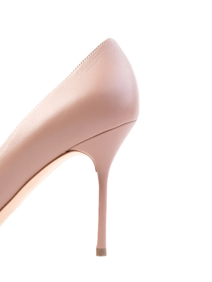 NEW Sergio Rossi Pink Leather High-Heeled Pumps Size N/A