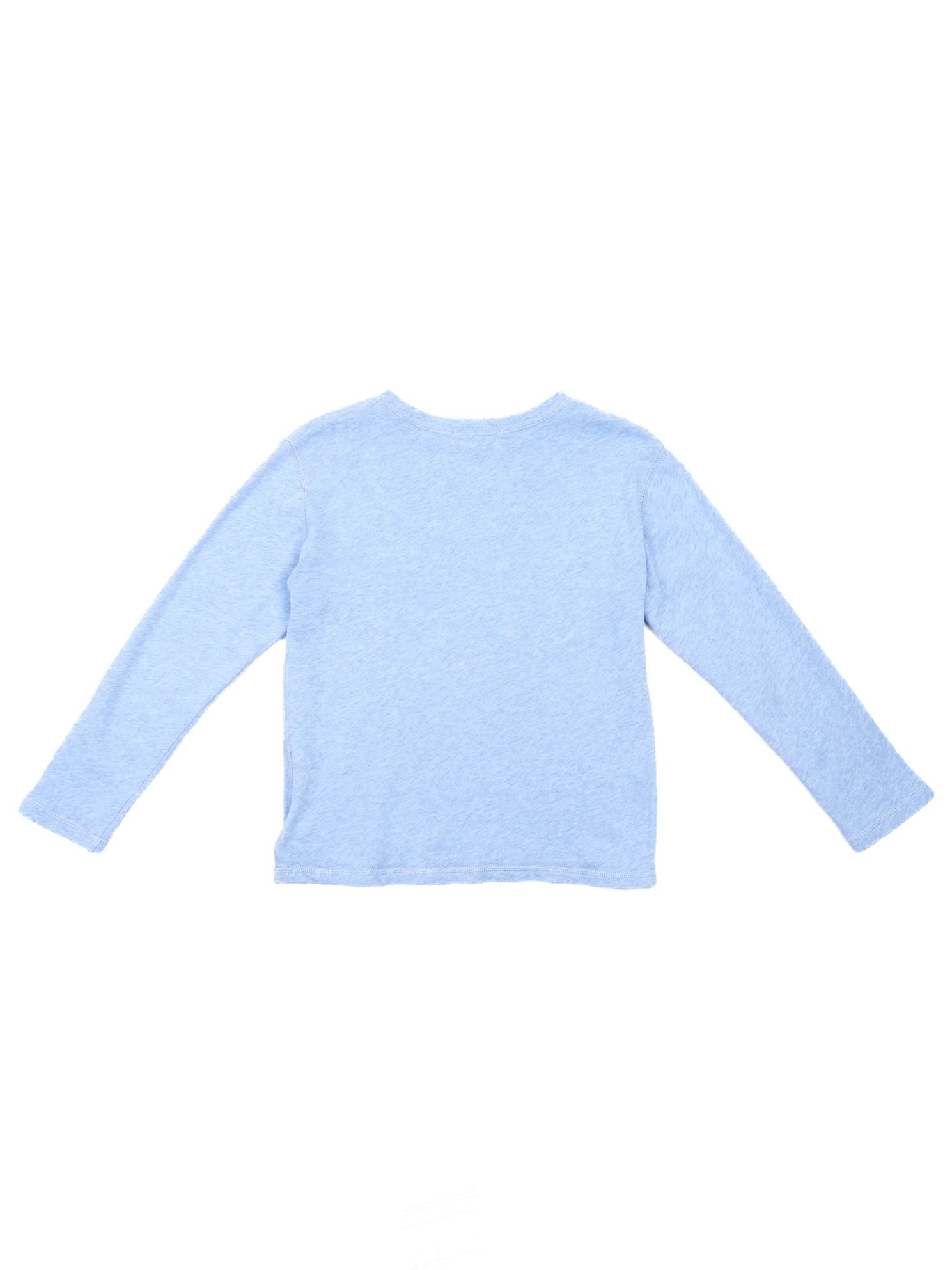 Excellent Polo Ralph Lauren Blue Long-Sleeve Shirt Size 8 for Kids