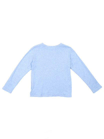 Excellent Polo Ralph Lauren Blue Long-Sleeve Shirt Size 8 for Kids