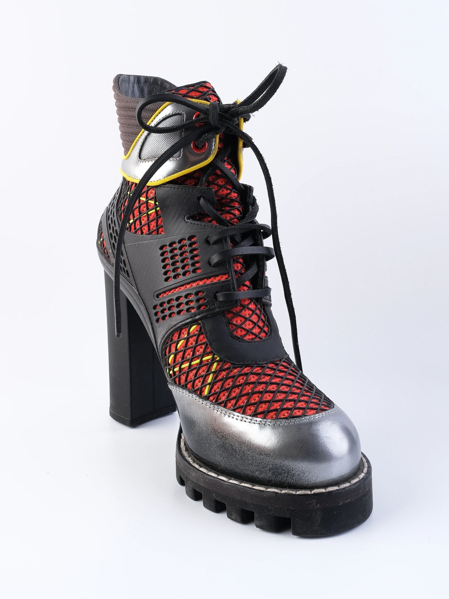 Louis Vuitton WomenÕs High-Heeled Platform Boot Size 38 Excellent