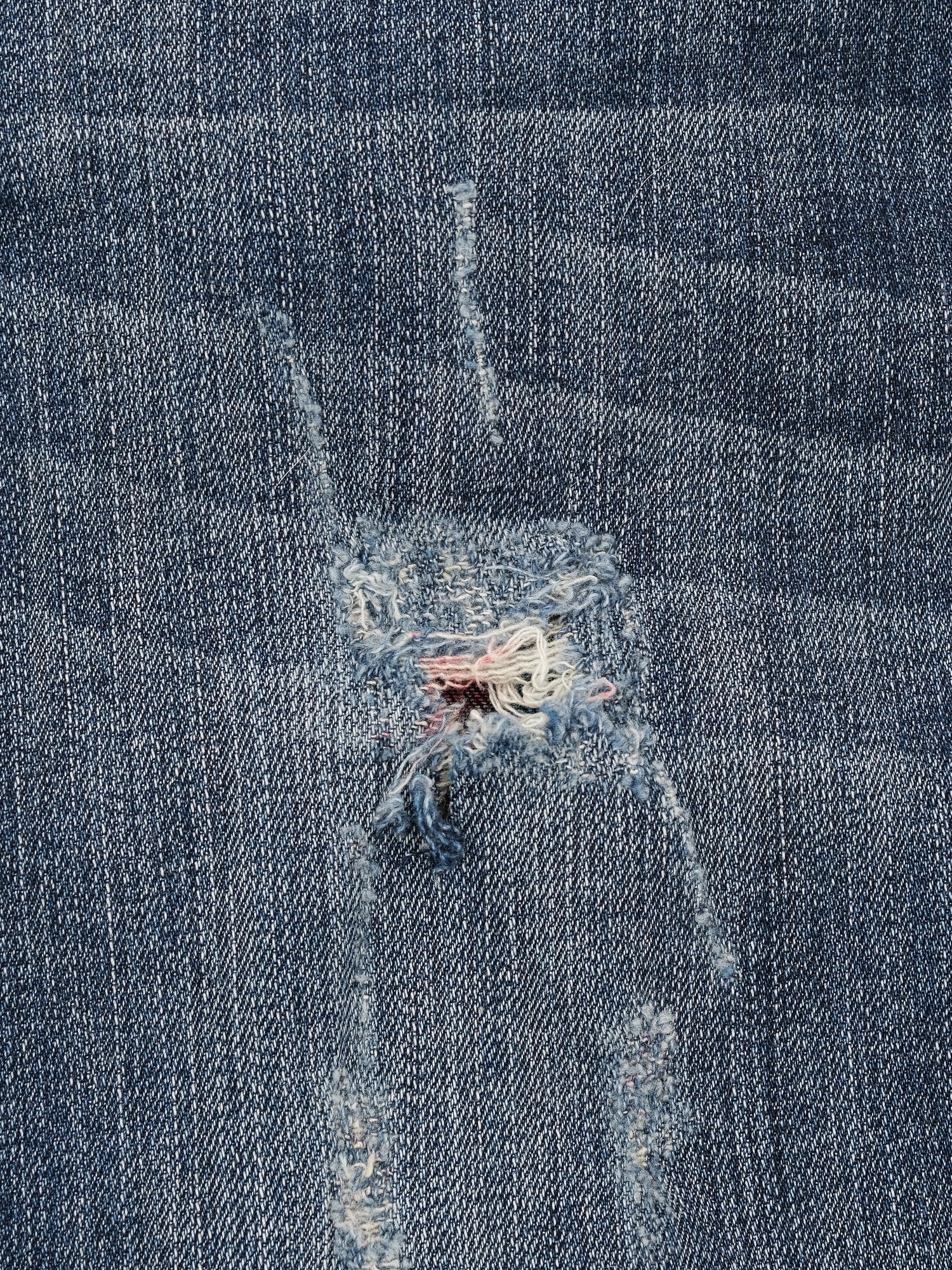 Excellent Phillipp Plein Distressed Denim Jeans Blue Size M