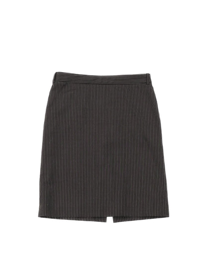 Excellent Saint Laurent Black Pinstripe Blazer Size M Women