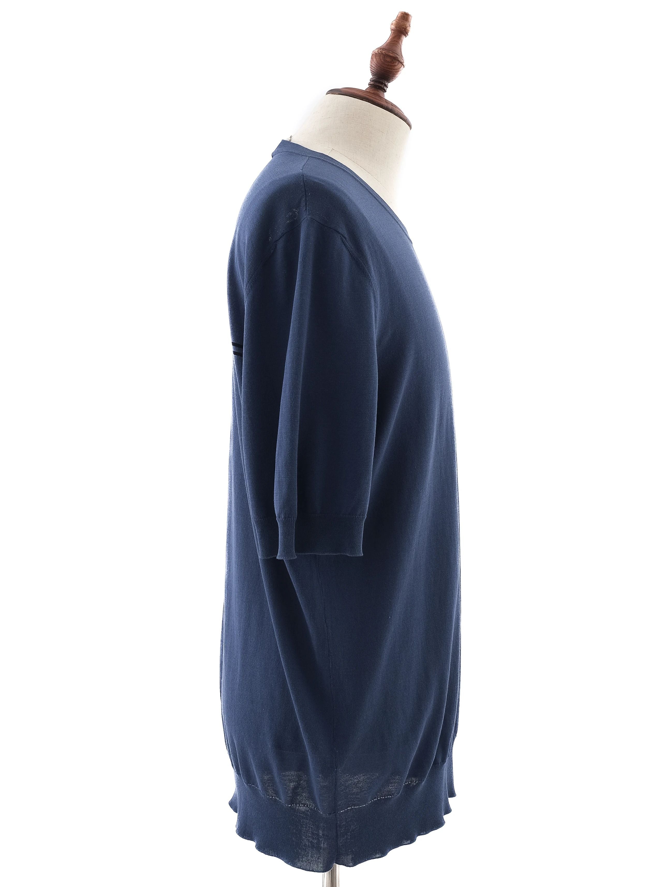 Excellent Hermes Blue Cotton Men&