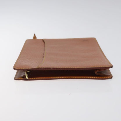Louis Vuitton Epi Pochette Homme Clutch Bag Zipangu Gold M 52528 Lv Auth