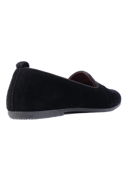 Excellent Dolce Gabbana Black Suede Loafers for Kids Size 35