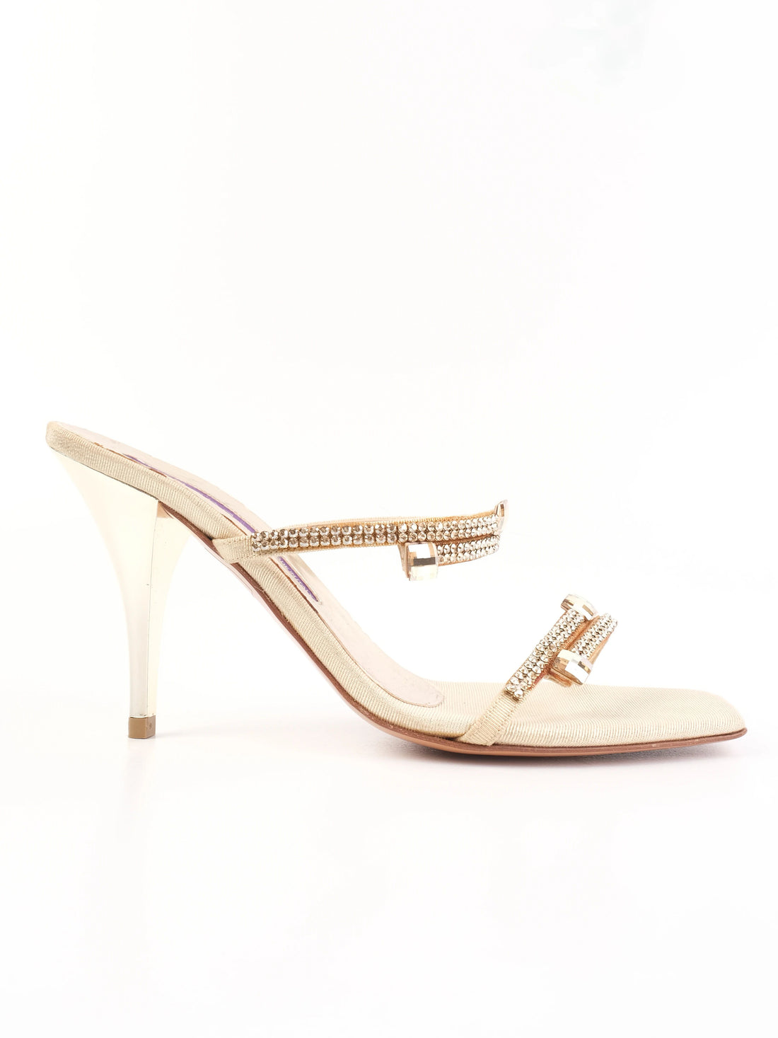 Excellent Albano Yellow Leather High-Heeled Sandals Size 38