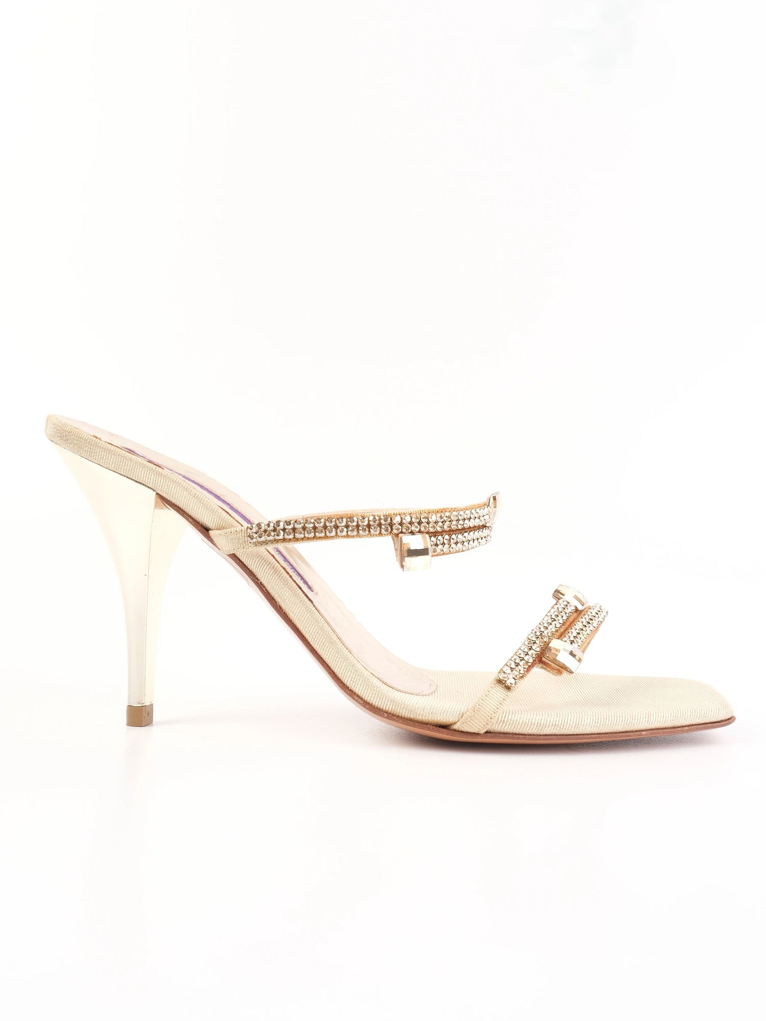 Excellent Albano Yellow Leather High-Heeled Sandals Size 38
