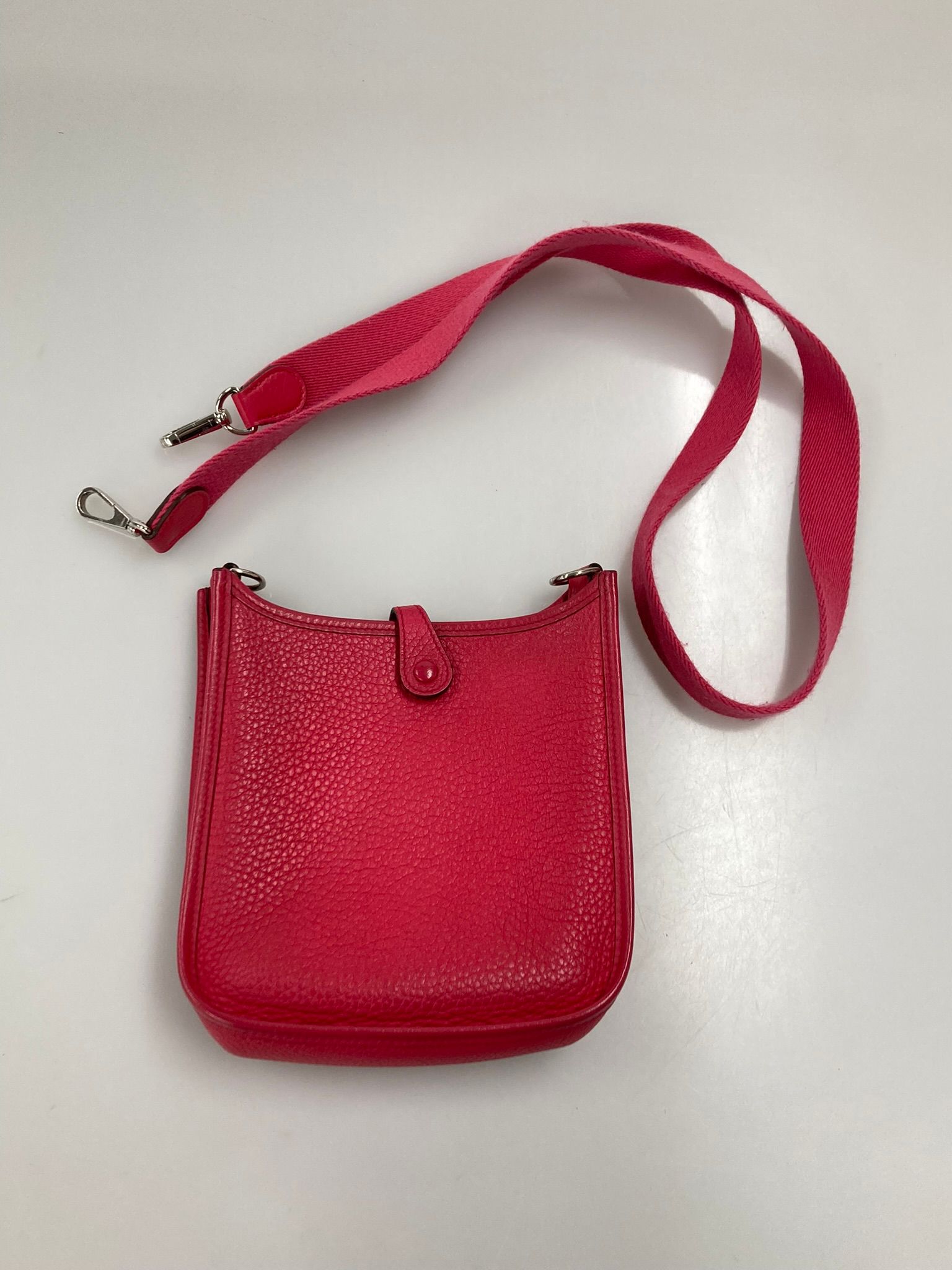 Hermes Pink Evelyne TPM,Togo  A Stamp