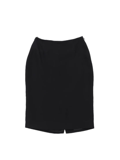 Excellent Prada Black Viscose Skirt Size M - Women&