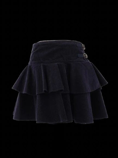 Perfect Ralph Lauren Blue Tiered Mini Skirt Size 14 for Kids