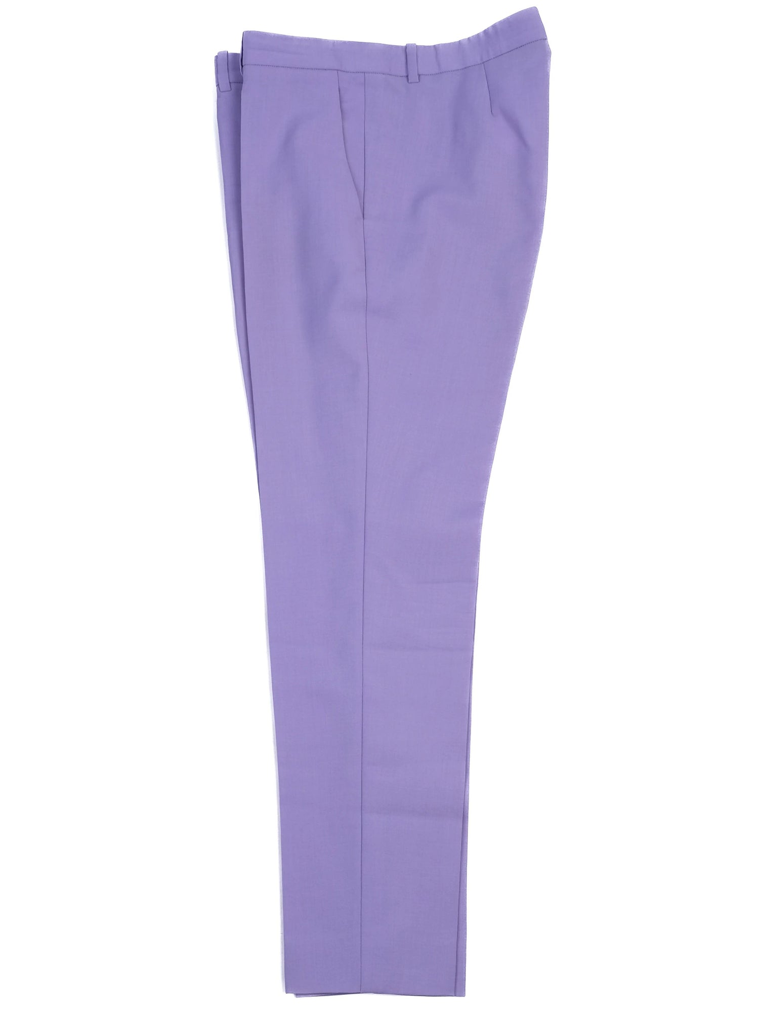 Excellent Versace Pink Wool Trousers Size L Made in Italy