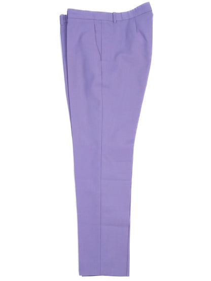 Excellent Versace Pink Wool Trousers Size L Made in Italy