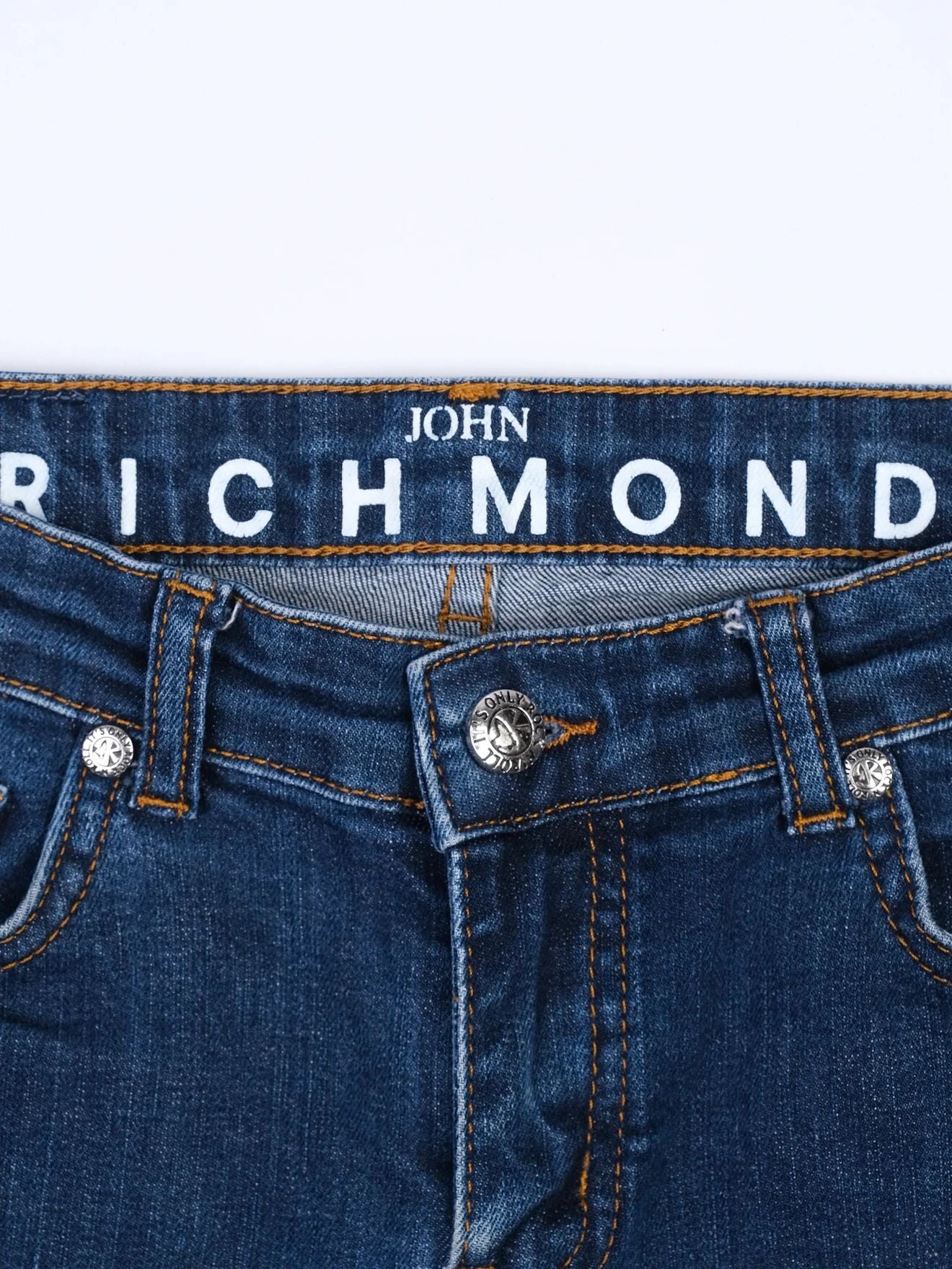 Excellent Richmond Blue Jeans for Kids Size 12 Cotton Natural
