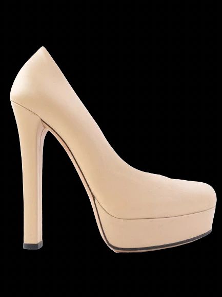 Excellent Gucci White High-Heeled Platform Shoes Leather Women&