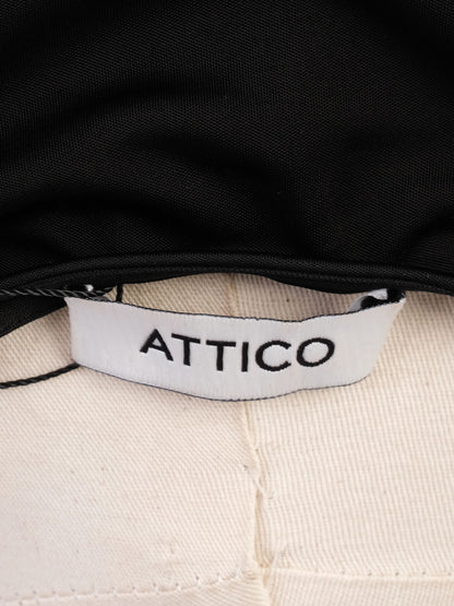 Excellent Attico Black Viscose Dress Size L with Pink Sequins