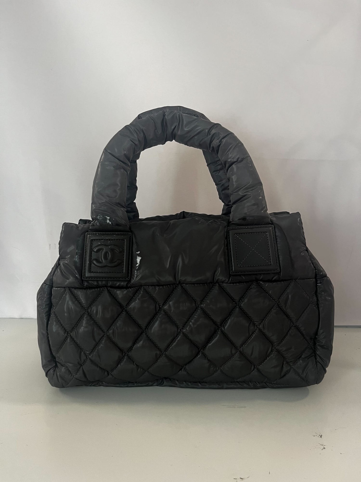 Chanel Coco Cocoon Handbag Silver