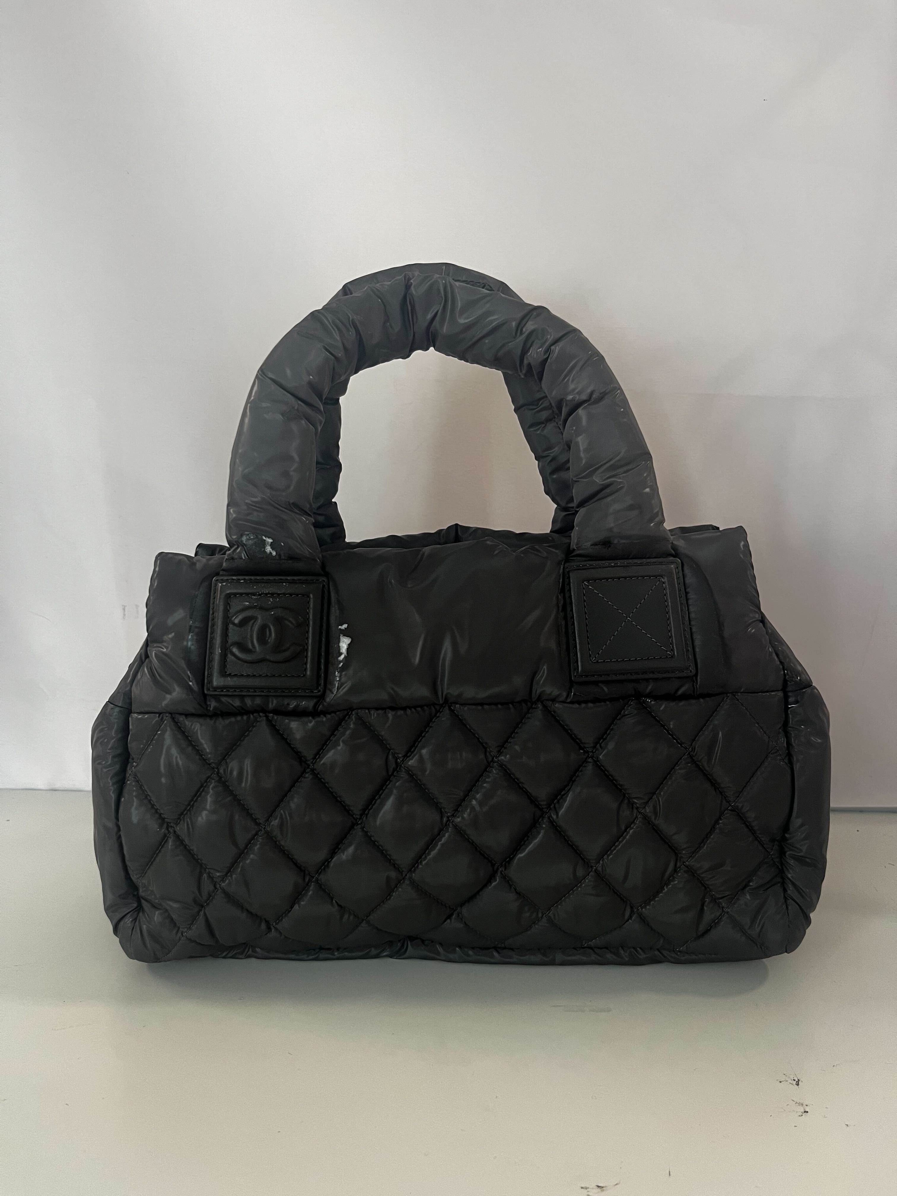 Chanel Coco Cocoon Handbag Silver