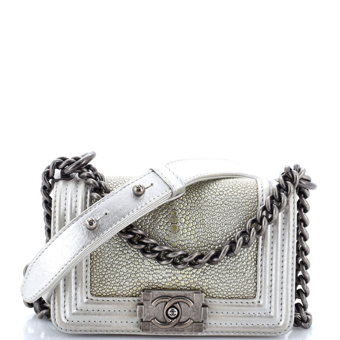 Chanel Boy Flap Bag Stingray Mini