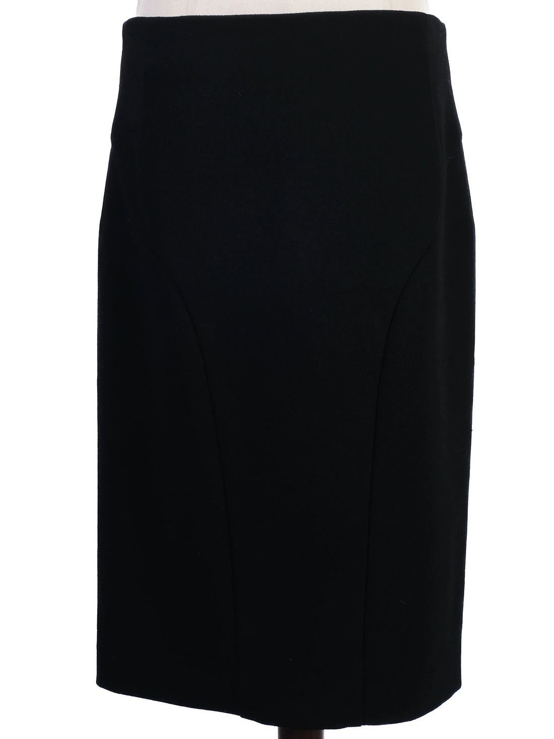 Excellent Emporio Armani Black Pencil Skirt Size M Viscose