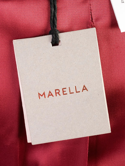 Marella Red Wool Coat Size M Excellent Condition