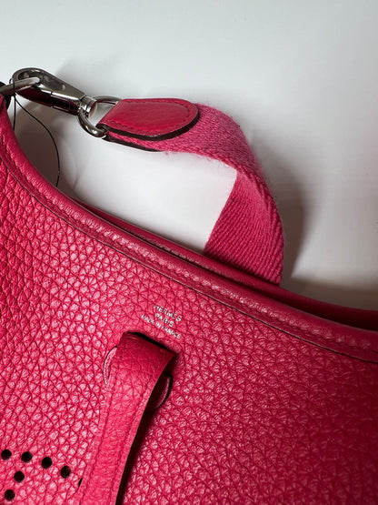 Hermes Pink Evelyne TPM,Togo  A Stamp