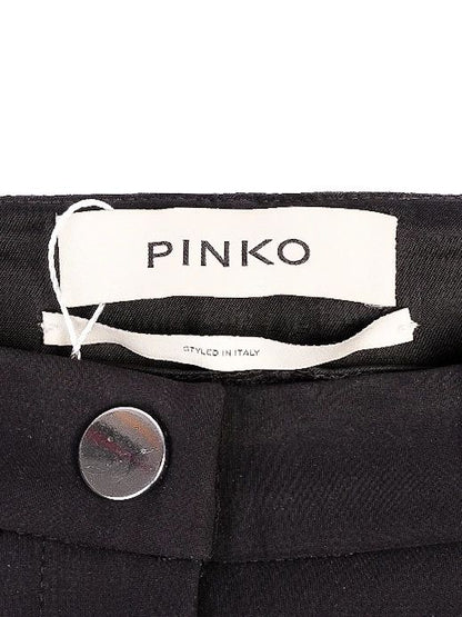 Excellent Pinko Black Nylon Pants Size XS Styled in Italy