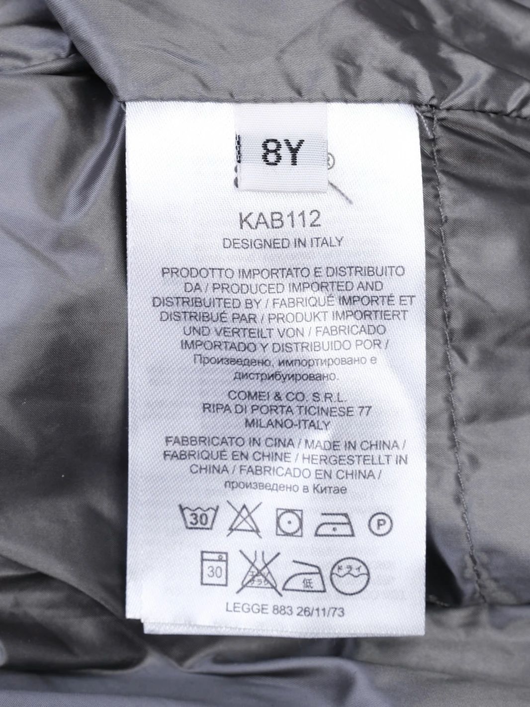 Excellent ADD Black Nylon Winter Outfit Size 8 for Kids