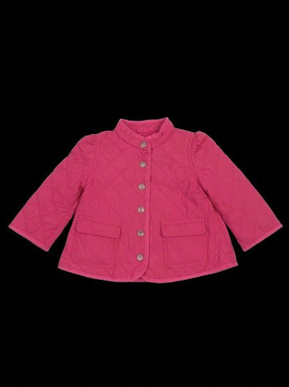 Excellent Ralph Lauren Pink Quilted Jacket for Kids Size 18M