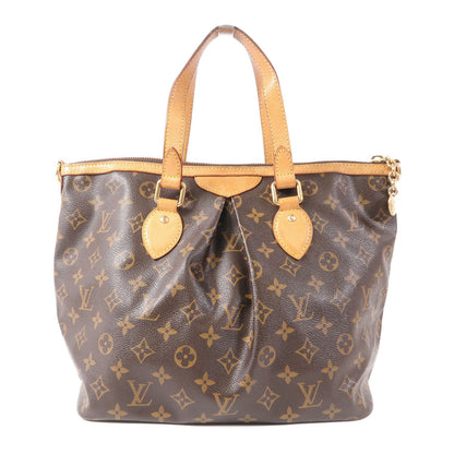 Louis Vuitton Monogram Palermo Pm Gold Hand-handed Bag For Shoulders And Backs Brown 2way Shoulder Bag M 40145