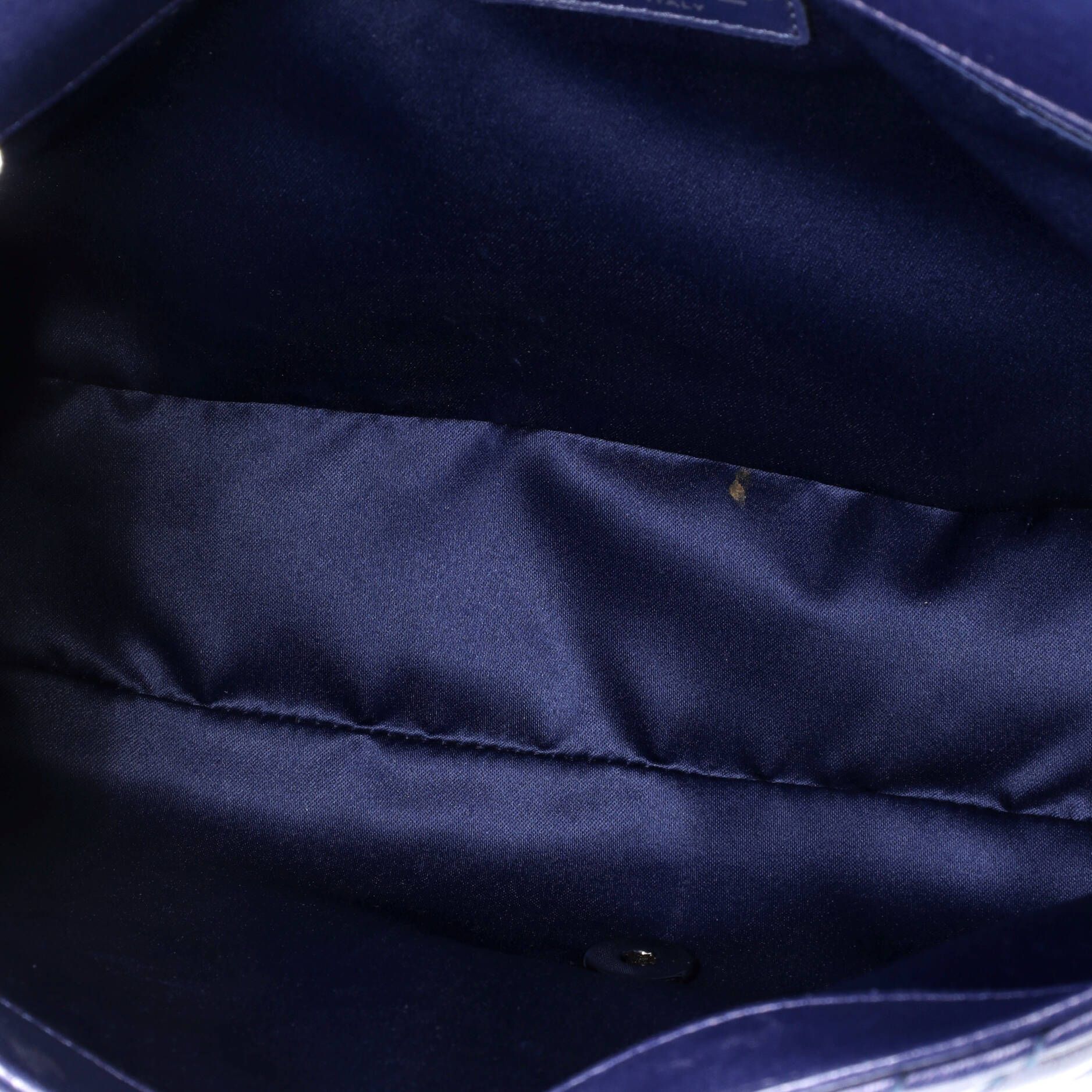 Chanel CC Crossing Flap Bag Chevron Lambskin Large