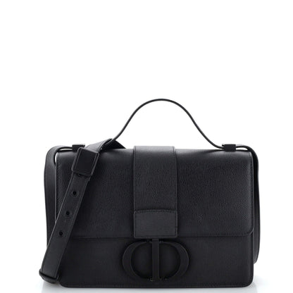 Christian Dior Ultra Matte 30 Montaigne Flap Bag Leather