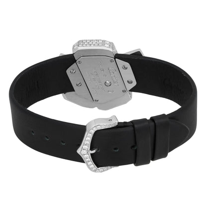 Cartier Libre Noeud 18K White Gold Silver Dial Diamonds Ladies Watch 3080