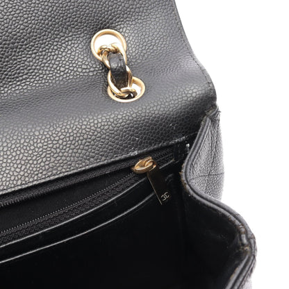 Chanel Black Big Matelasse 34 Shoulder Bag Calfskin (cowhide)