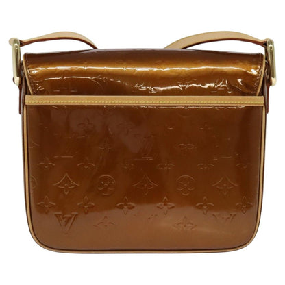 Louis Vuitton Vernis Christie Gm Shoulder Bag Bronze M 91107 Auth
