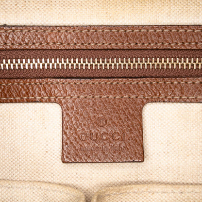 Gucci GG Canvas Bree Tote Brown