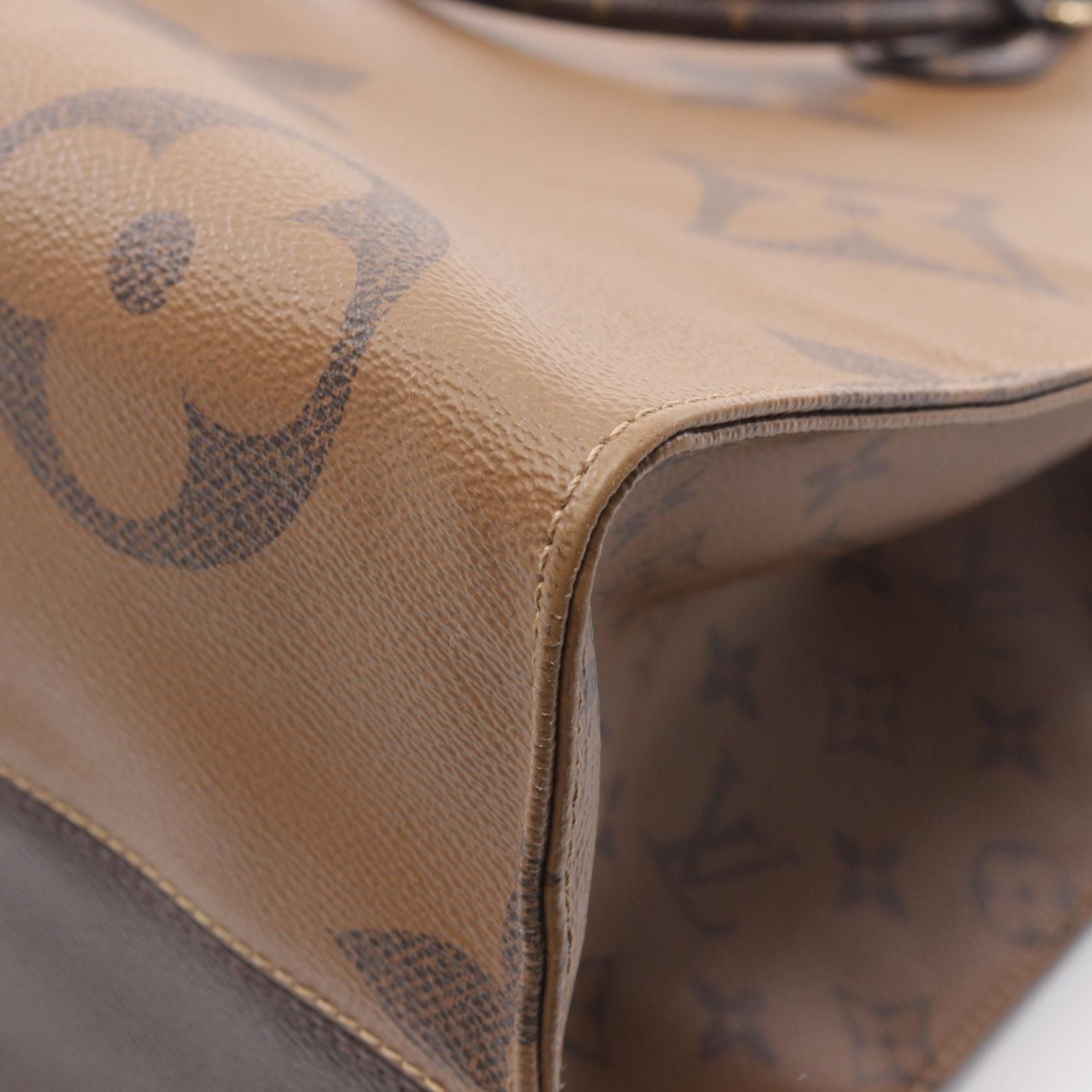 Louis Vuitton On The Go Gm Monogram Giant Reverse Shoulder Bag M 45320 Lv