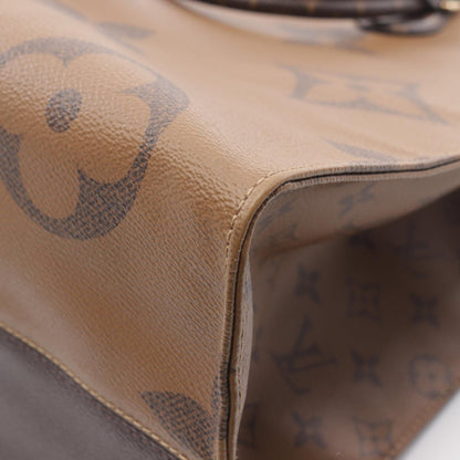 Louis Vuitton On The Go Gm Monogram Giant Reverse Shoulder Bag M 45320 Lv