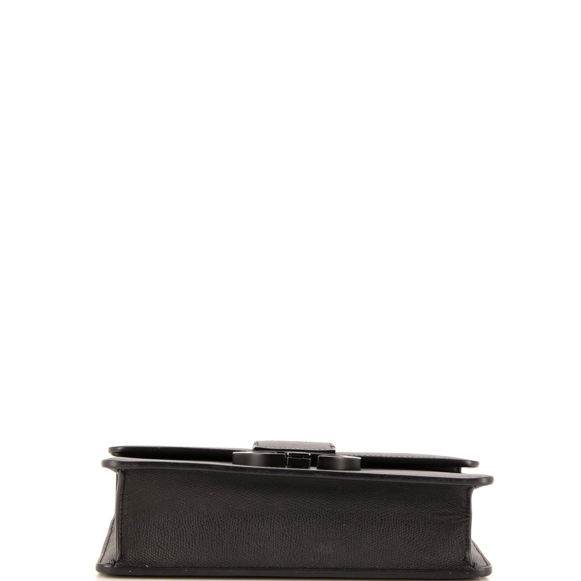 Christian Dior Ultra Matte 30 Montaigne Flap Bag Leather
