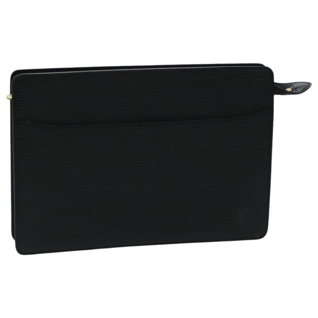 Louis Vuitton Epi Pochette Homme Clutch Bag Black Noir M 52522 Lv Auth