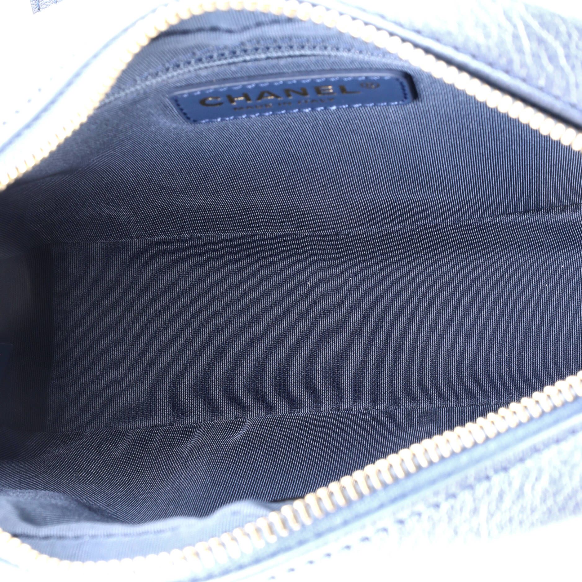 Chanel Casual Trip Camera Case Quilted Goatskin Large